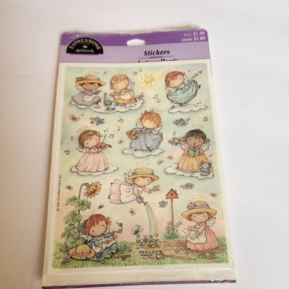 3 For $18 Expressions from Hallmark Angel Pack of Stickers